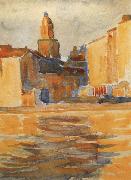 Paul Signac Bell tower painting